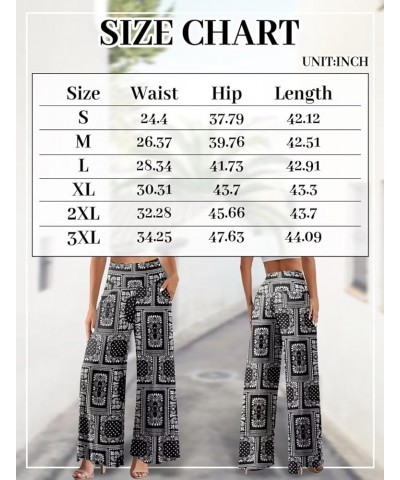 Women's Palazzo Lounge Pants Stretchy Wide Leg Casual Pants Comfy High Waist Flowy Pants S-3XL C14 Big Haig $12.33 Sleep & Lo...