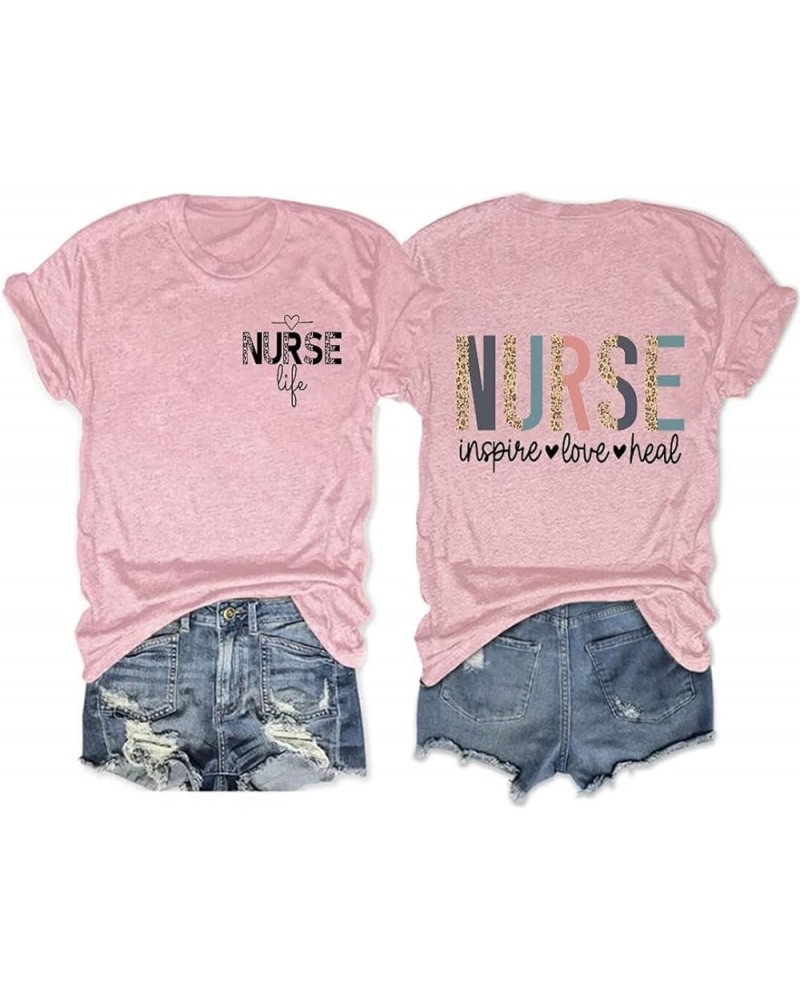 Nicu Nurse Sweatshirt Womens Crewneck Long Sleeve Retro Graphic Pullovers Nicu Nurse Gift Lightweight Tops A1-pink $10.39 Hoo...