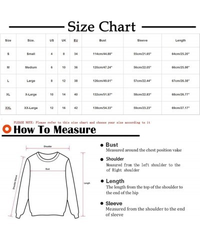 Women Crewneck Oversized Sweatshirt High Low Sloucthy Pullover Shirt Trendy Y2K Fall Sweater Teen Girls Clothing 2023 J02-bla...