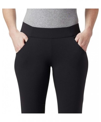 Women's Plus Size Anytime Casual Pull on Pant Black $19.33 Activewear