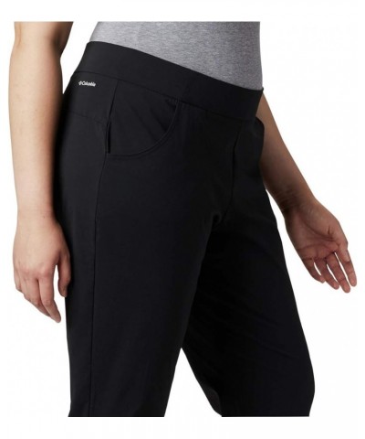 Women's Plus Size Anytime Casual Pull on Pant Black $19.33 Activewear