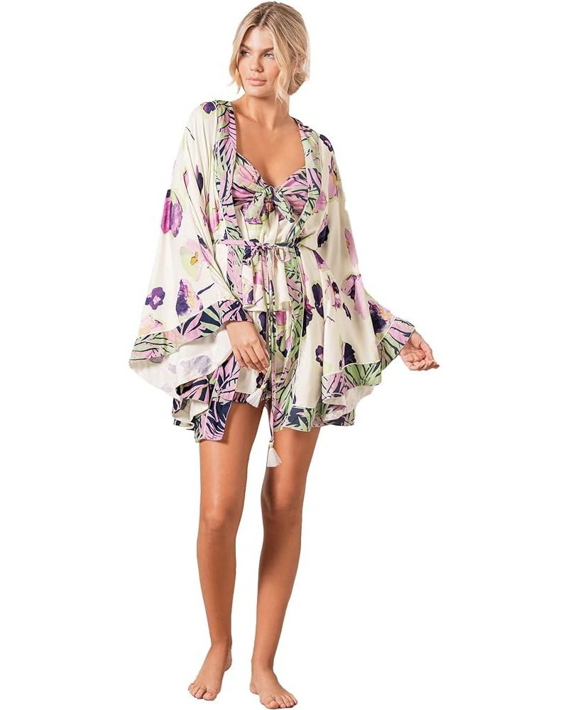 Womens Sleep Kimono Open Miscellaneous $26.86 Tops