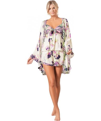 Womens Sleep Kimono Open Miscellaneous $26.86 Tops