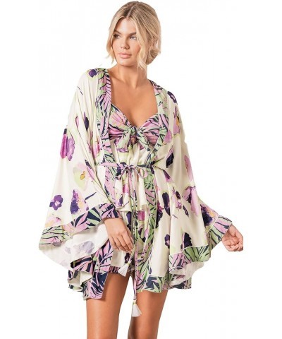 Womens Sleep Kimono Open Miscellaneous $26.86 Tops