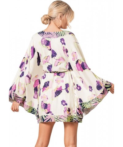 Womens Sleep Kimono Open Miscellaneous $26.86 Tops