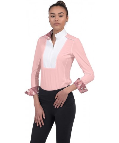 SkyCool® Liberty Show Long Sleeve Shirt Blush $54.50 Tops