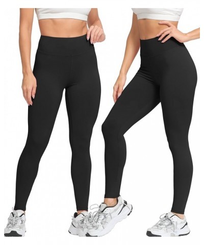 High Waisted Leggings for Women Ultra Soft Stretch Opaque Slim Yoga Leggings One Size & Plus Size 3 Pack-black*3 $12.99 Activ...