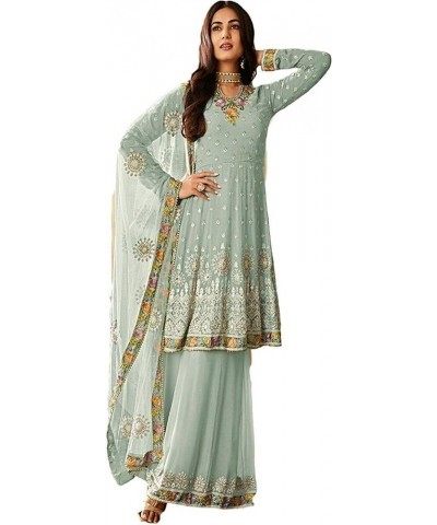 Special Occasion Wear Pakistani Stylish Fashion Salwar Kameez Sharara Palazzo Suits Choice-3 $51.45 Suits