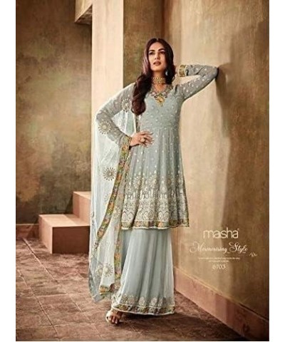 Special Occasion Wear Pakistani Stylish Fashion Salwar Kameez Sharara Palazzo Suits Choice-3 $51.45 Suits