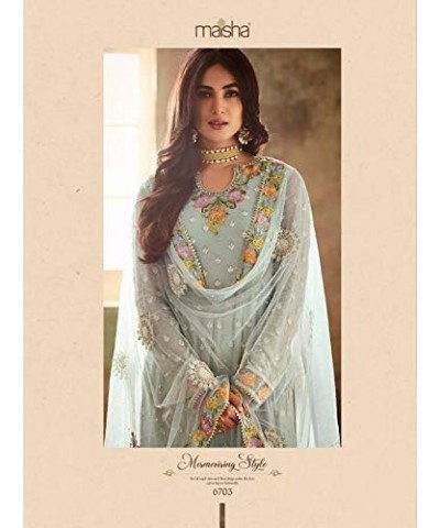 Special Occasion Wear Pakistani Stylish Fashion Salwar Kameez Sharara Palazzo Suits Choice-3 $51.45 Suits