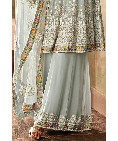 Special Occasion Wear Pakistani Stylish Fashion Salwar Kameez Sharara Palazzo Suits Choice-3 $51.45 Suits