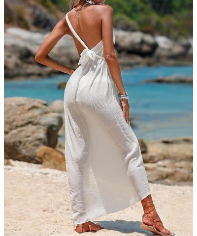 Cover Up Skirt Open Front Swimsuit Wrap Cover Ups Summer Beach Skirts With Slit For Women White $11.39 Swimsuits