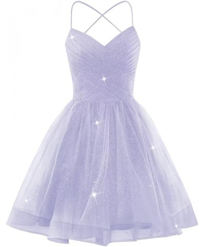 Tulle Homecoming Dresses for Teens Spaghetti Straps Short Prom Dresses Backless Cocktail Gowns Hot Pink $36.26 Dresses