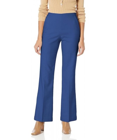 Women's Wide Leg Back Slit Pants Bengal Blue $52.53 Pants