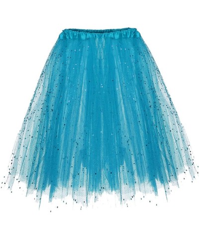 Plus Size Tutu Skirts for Women Purple Europe and The United States Three Layer Tutu Black Tulle Skirt for Women Blue $7.15 S...