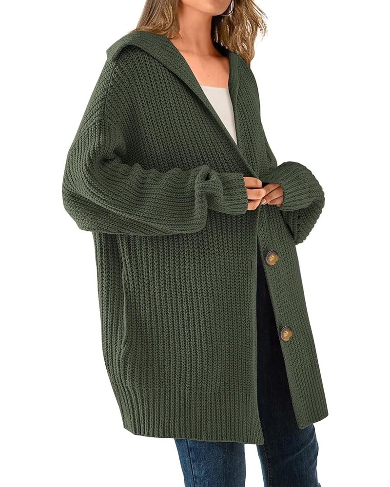 Womens Fall Fashion 2023 Open Front Oversized Cardigan Sweaters for Women Lightweight Rib Knit Fall Sweaters Sage Green $25.4...