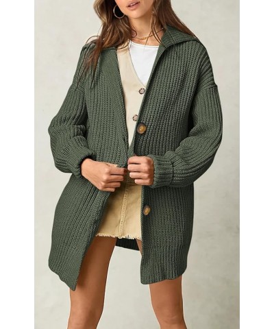 Womens Fall Fashion 2023 Open Front Oversized Cardigan Sweaters for Women Lightweight Rib Knit Fall Sweaters Sage Green $25.4...