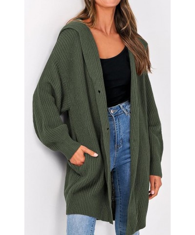 Womens Fall Fashion 2023 Open Front Oversized Cardigan Sweaters for Women Lightweight Rib Knit Fall Sweaters Sage Green $25.4...