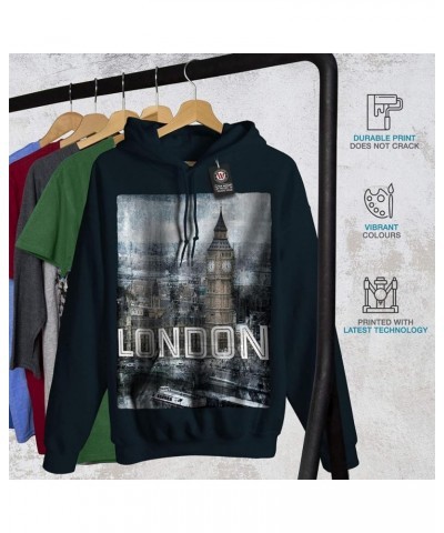 Tower Urban London Womens Hoodie, London Hooded Sweatshirt Navy $24.93 Hoodies & Sweatshirts