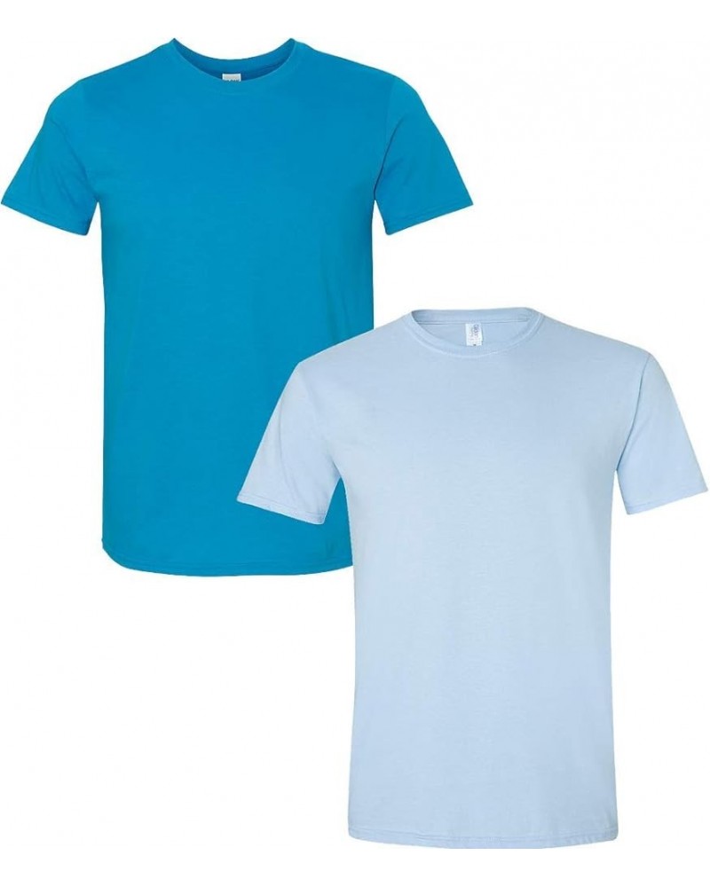 Adult Ultra Cotton T-Shirt with Pocket, Style G2300, 2-Pack Sapphire-lightblue $12.96 T-Shirts