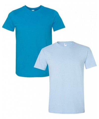 Adult Ultra Cotton T-Shirt with Pocket, Style G2300, 2-Pack Sapphire-lightblue $12.96 T-Shirts