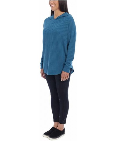 Ladies' Thermal Hoodie (Taos, X-Large) Blue $11.33 Hoodies & Sweatshirts