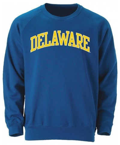 Crewneck Sweatshirt for College, Classic Logo, Color, Adult Unisex Medium Delaware Fightin' Blue Hens - Royal Blue $25.41 Swe...