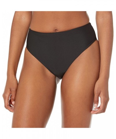 Women's Standard Simply Seamless Retro Swimsuit Bikini Bottom Black $24.30 Swimsuits