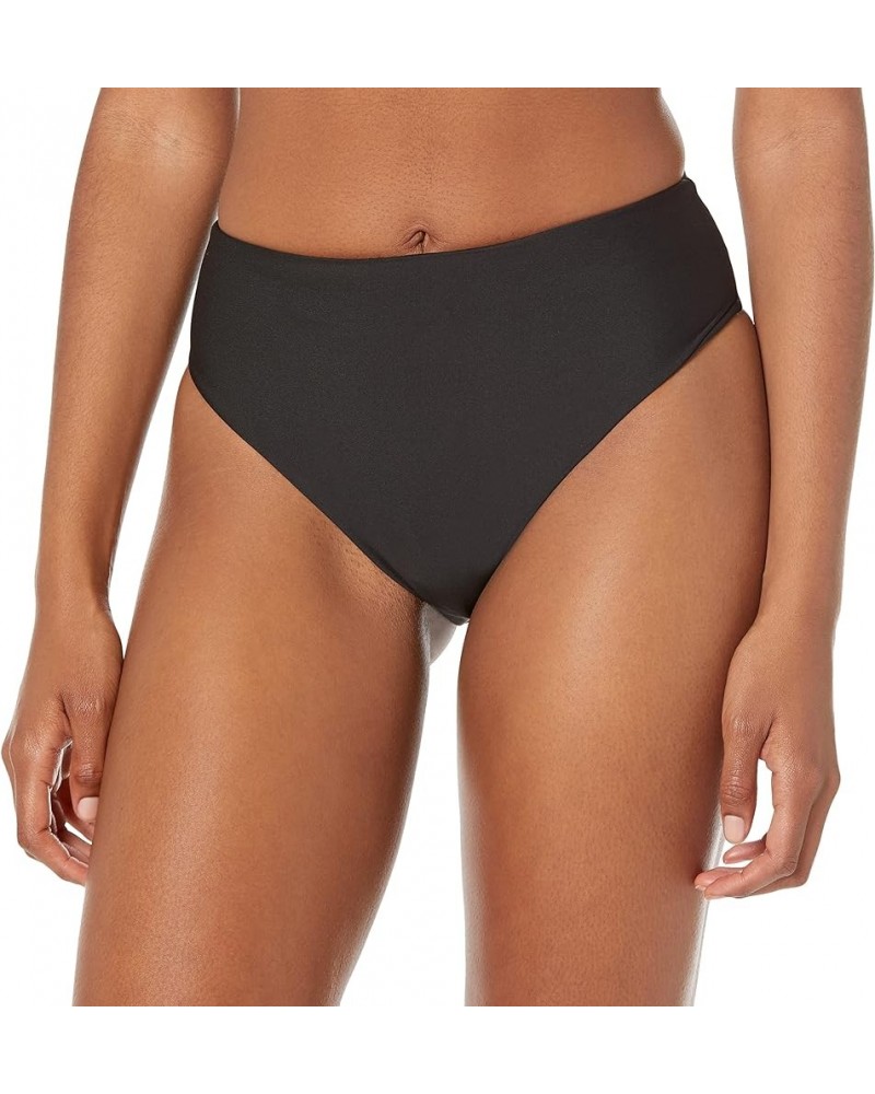 Women's Standard Simply Seamless Retro Swimsuit Bikini Bottom Black $24.30 Swimsuits