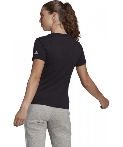 Women's Loungewear Essentials Slim Logo Tee Black/White $9.87 Activewear