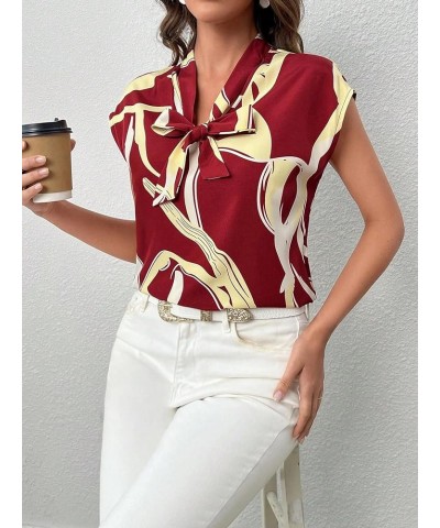 Blouses for Women Dressy Casual,Womens Tops Dressy Casual,Womens Summer Tops,Womens Tops Trendy,Batwing Sleeve Tee Red $11.79...