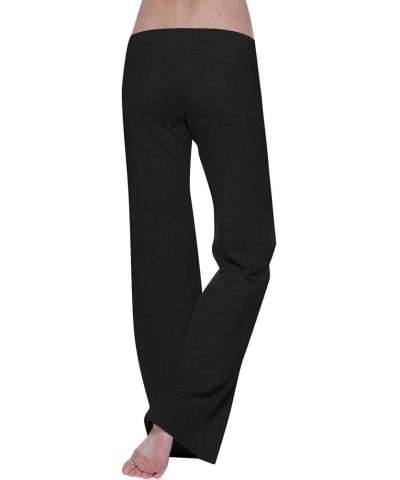 Women's Pants 2023 Workout Out Leggings with Pockets Sweatpants Fall Stretch Waist Button Joggers Pants Plus Size Capris 05bl...