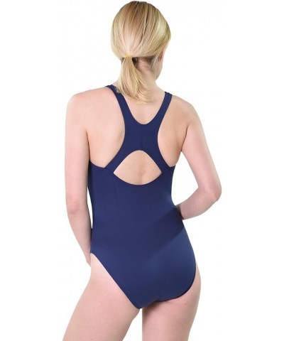 Women UPF 50+ One Piece Swimming Rash Guard Swimsuit Yoga Active Workout (OPSBX) Navy Tactel $10.96 Swimsuits