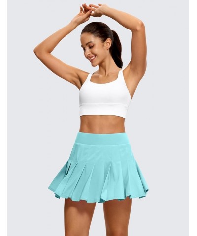 Cute Pleated Skirts for Women High Waisted Tennis Golf Skorts with Pockets Casual Athletic Workout Skater Turquoise $22.40 Sk...