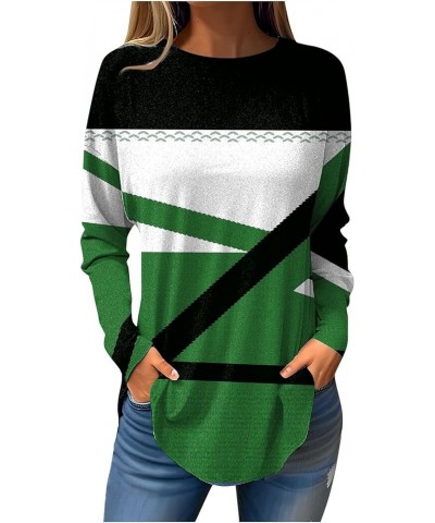 Blouses for Women Casual Fall Velvet Long Sleeve Long Sleeve T Shirt Tee Shirts for Women Fall Casual 5-green $13.54 Blouses