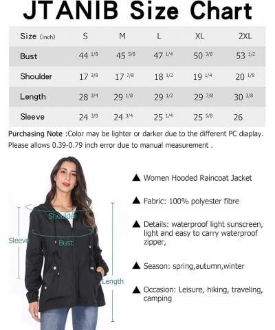 Women Packable Rain Jacket Waterproof Lightweight Raincoat Hooded for Hiking Outdoor Travel Z-camouflage a $14.40 Coats