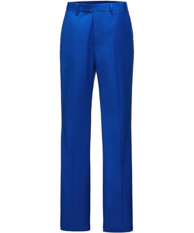 Women's 2 Piece Suit One Button Business Work Office Pants Suits Slim Fit Blazer Jacket Pants Set for Women Blue $22.90 Suits