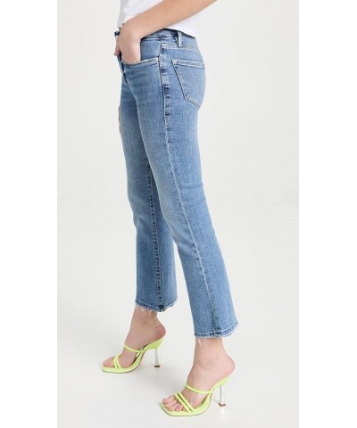 Women's Le Crop Mini Boot Cut Jeans Jadite $35.26 Jeans