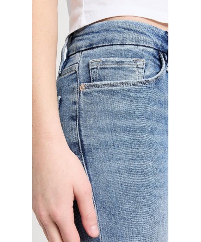 Women's Le Crop Mini Boot Cut Jeans Jadite $35.26 Jeans