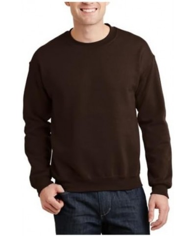 Men's Fleece Crewneck Sweatshirt, Style G18000, Multipack Dark Chocolate $14.25 Sweatshirts