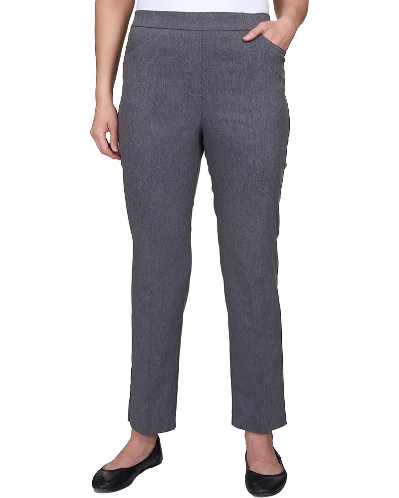 Women's Allure Slimming Missy Stretch Pants-Modern Fit Grey $17.36 Pants