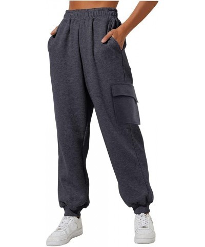 Plus Size Sweatpants for Women High Waisted Baggy Fall Winter Jogger Pants Y2k Trendy Comfy Fleece Lined Trouser with Pockets...