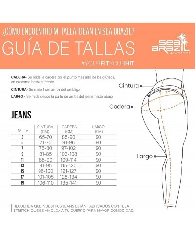 Pantalones Colombianos Levanta Pompa | Butt Lifting Jeans | High Waisted Jeans for Women | Lipo Jeans 3595/02 $22.14 Jeans