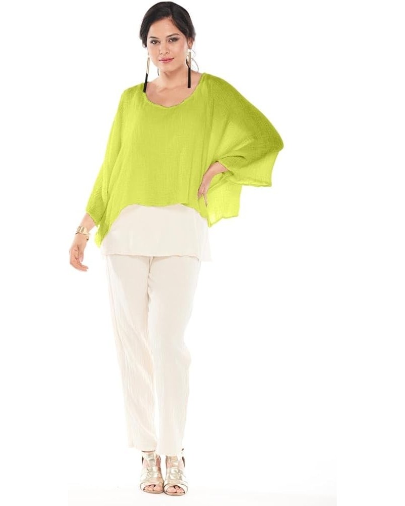 Twins Blouse Lime $33.56 Tops