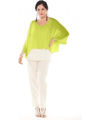 Twins Blouse Lime $33.56 Tops