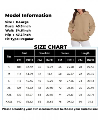 Oversized Sweatshirt for Women fleece Hoodies Fall winter basic Long sleeve Comfy pullover 2-pink $13.18 Hoodies & Sweatshirts