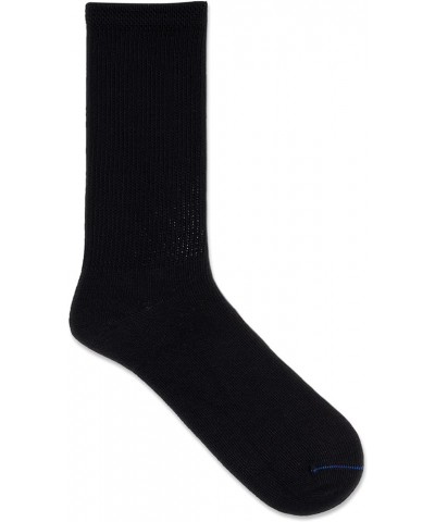 Women's Diabetes & Circulator Socks-4 & 6 Pair Packs-Non-Binding Moisture Management Black - Crew (4 Pairs) $9.88 Socks