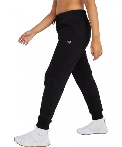 Champion, Powerblend, Fleece, Warm and Comfortable Joggers for Women, 29" (Plus, Black, Medium $25.17 Activewear