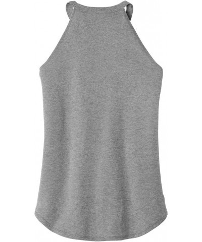 Ladies Fourth of July Rocker Tank Patriotic Collection Grey Frost / Heart Flag Logo $13.80 Tanks