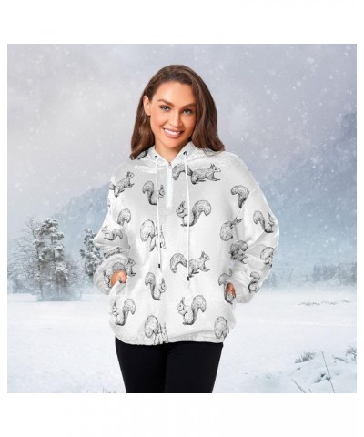 Womens Sweatshirts Fuzzy Hoodies Warm Fleece Half Zip Pullover Sweaters Hoodies for Women Multicolor20 $22.94 Hoodies & Sweat...